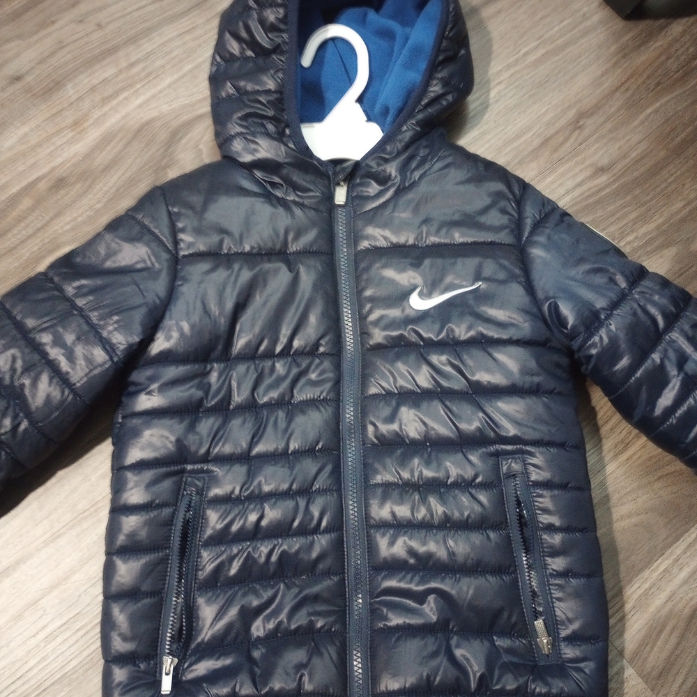 Nike Kids Dark Blue Puffer Jacket